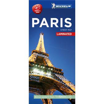 Paris - Citymap Laminated - Anglais