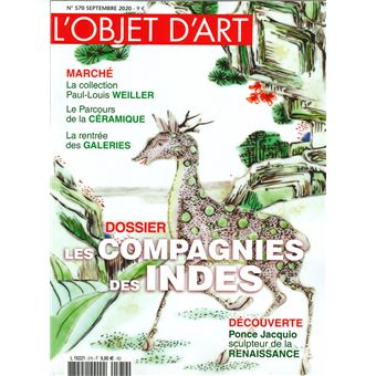 L'objet d'art n°570 La porcelaine de la compagnie des Indes  - septembre 2020