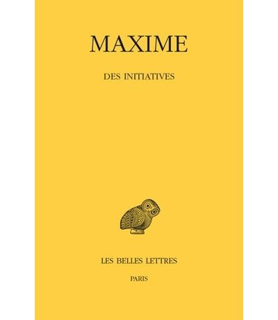 Des initiatives -  Maxime - broché