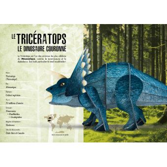 L'ère des dinosaures - Le tricératops 3D