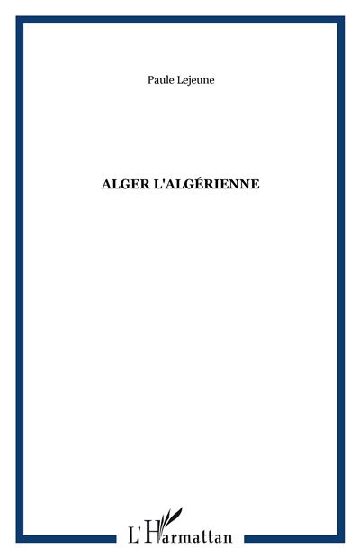 Alger l'algérienne