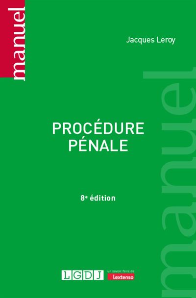 Procédure pénale - Jacques Leroy - broché