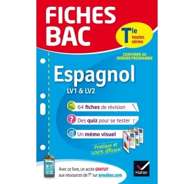 Fiches Bac Espagnol Term toutes séries