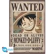 Poster One Piece Wanted Luffy New 2