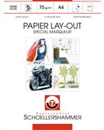 Bloc papier Schoellershammer Layout spécial marqueur "Manga Art Paper" format A4