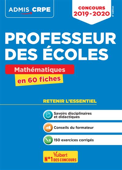 Concours professeur des écoles, Mathématiques