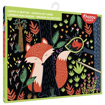 Ma pochette d'artiste - mes cartes a gratter   foret ne