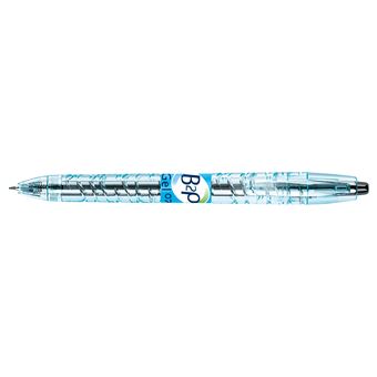 Stylo Roller Encre Gel Pilot B2P 05 BeGreen noir pointe moyenne - 1