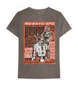 T-Shirt Unisex Star Wars Droids Rock Gris