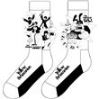 Chaussettes Unisex The Beatles Good V Evil Blanches