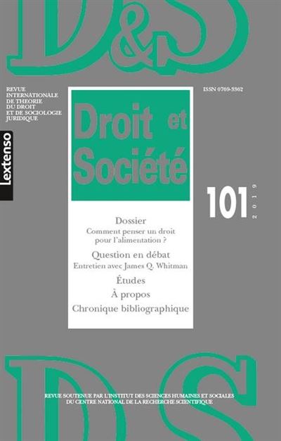 Droit et societe n 101-2019