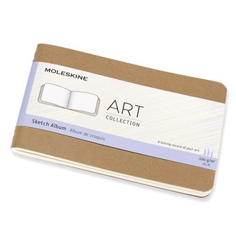 Album de croquis format de poche Moleskine Art Kraft Marron