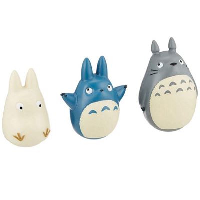 Assortiment de 3 figurines Mon voisin Totoro Culbuto Ghibli Totoro