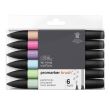 Set de 6 feutres Brushmarker Winsor & Newton Tons Pastel