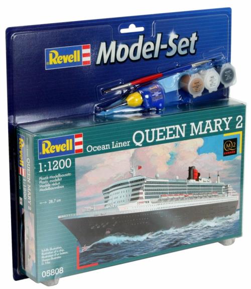 Maquette Queen Mary 2 Revell 65808 Model-Set 45 pièces