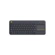 Clavier sans fil Logitech K400 Plus Noir avec trackpad