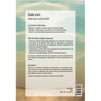 CODE CIVIL 2024 Eléphant arbre