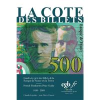 La cote des billets 1800-2000