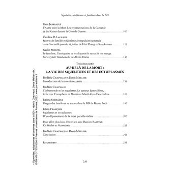 Squelettes, ectoplasmes et fantômes dans la BD