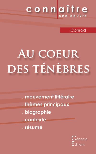 Fiche de lecture Au cœur des ténèbres (Analyse littéraire de référence et résumé complet)