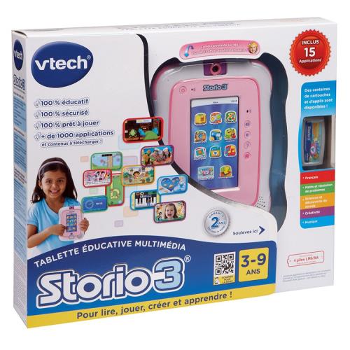 Tablette éducative enfant VTech Storio Max 2 2.0 Rose + boite +