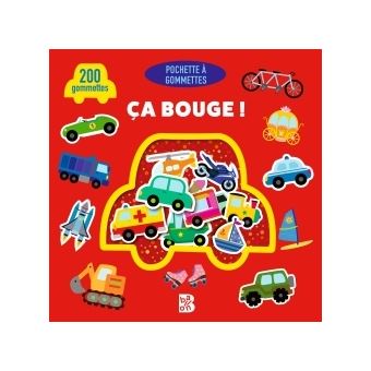 Ça bouge ! 200 gommettes 3-4 ans