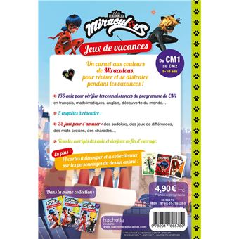 Miraculous - Jeux de vacances 2022 - Du CM1 au CM2