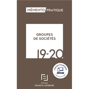 Groupes de sociétés 2019-2020