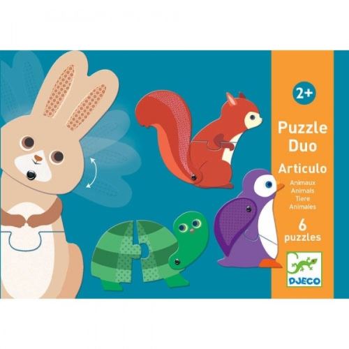 PUZZLES DUO-TRIO ARTICULO ANIMAUX