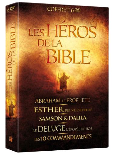 Abraham, le prophète - Esther, Reine de Perse - Samson et Dalila - Le Déluge - Les 10 Commandements - Coffret