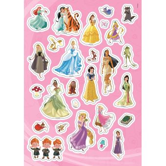 DISNEY PRINCESSES - Mes Coloriages avec Stickers