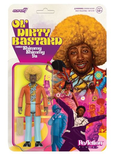 Figurine Ol Dirty Bastard Shimmy Shimmy Ya - Super 7 ReAction Figure