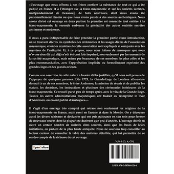 Histoire pittoresque de la franc-maçonnerie et des sociétés secrètes anciennes et modernes