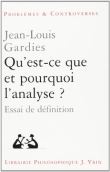 Qu'est-ce que et pourquoi l'analyse?