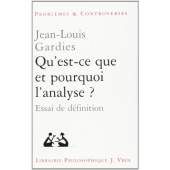 Qu'est-ce que et pourquoi l'analyse?