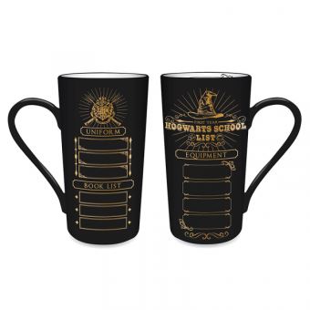 Harry potter school list/mug latte