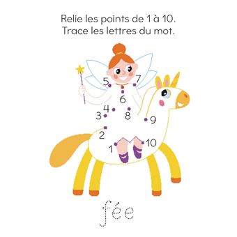 Jeux effaçables - licornes - avec un feutre effaçable