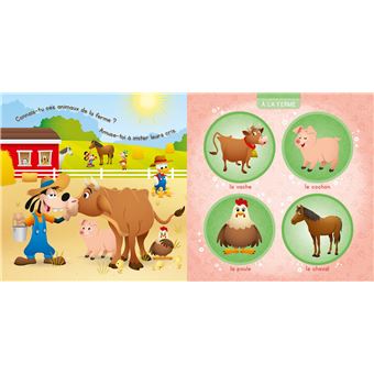 DISNEY BABY - Mes Premiers Puzzles - Les animaux - Imagier Puzzle 4 pièces,  Les animaux - COLLECTIF - Mémoire 7