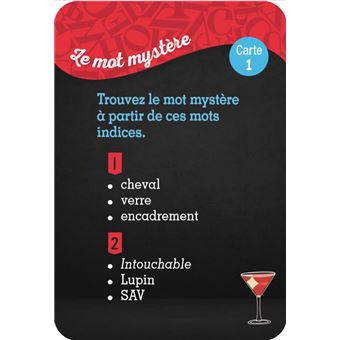 Apéro-cartes spécial JEUX DE MOTS