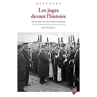 Les juges devant l'histoire