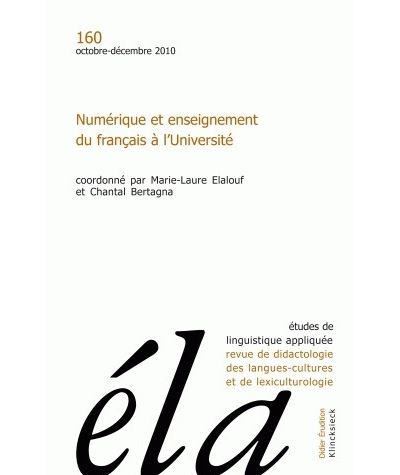 Études de linguistique appliquée - N°4/2010