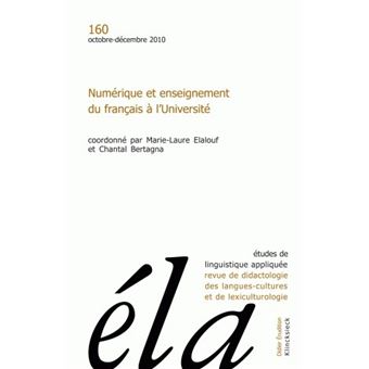 Études de linguistique appliquée - N°4/2010