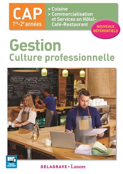 Gestion - culture professionnelle CAP Cuisine et CSHCR (2017) - Pochette élève