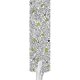 Mes marque-pages à colorier : Magie végétale