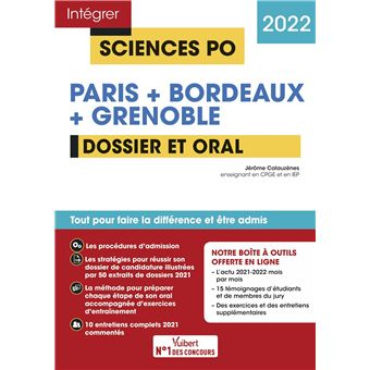 Sciences Po Paris   Bordeaux   Grenoble - Dossier   Oral Tout pour ...