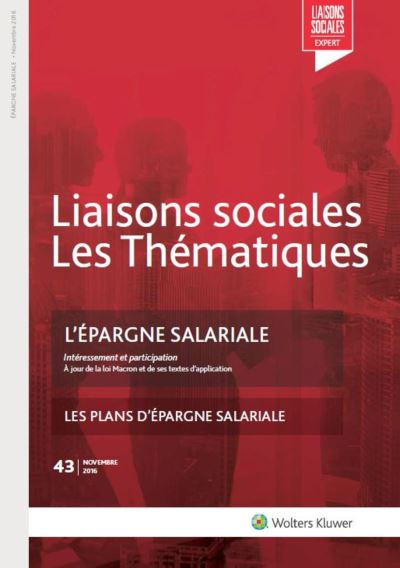 L'epargne salariale