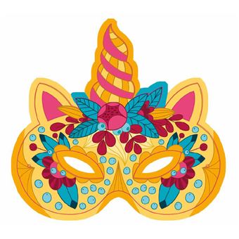 Masques à gratter - Licornes