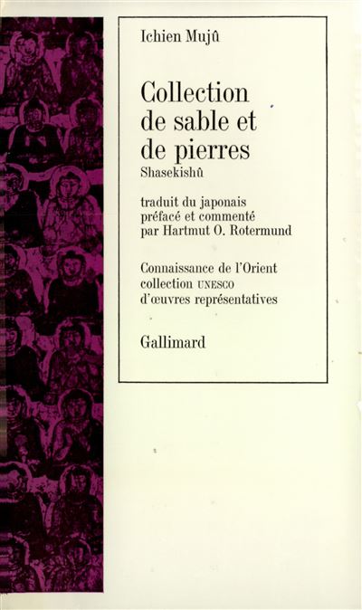 Collection de sable et de pierres