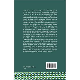 Géographie des fantômes