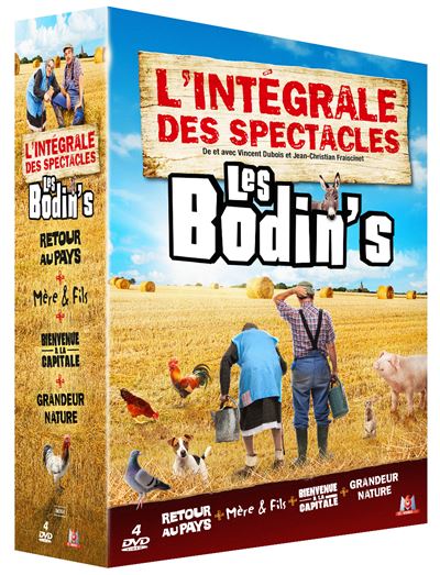 Coffret Les Bodin's 4 spectacles DVD